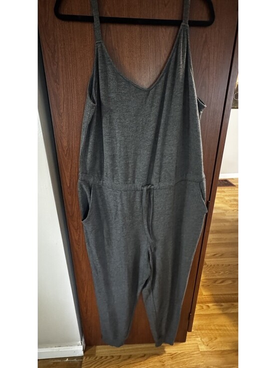 torrid Pants - Torrid Sleep Jumpsuit Womens 2 18-20 Charcoal French Terry Lounge NWT Plus